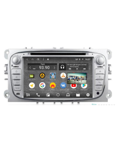 Штатная автомагнитола на Android NONAME для Ford (Серая) Focus, Mondeo, C-MAX, S-MAX, Galaxy II, Kuga + CAN BUS адаптер