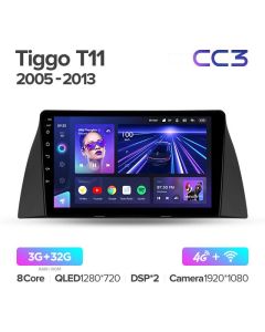 Штатная автомагнитола на Android TEYES CC3 для Chery Tiggo T11 1 2005-2013 3/32gb