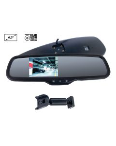 Зеркало для камеры заднего вида с монитором SWAT VDR-TY-05