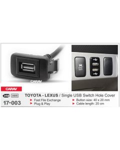 ISO переходник CARAV 17-003 для Toyota, Lexus