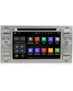 Штатная автомагнитола на Android PARAFAR PF149D для Ford (серебро)