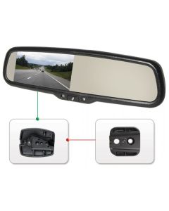 Зеркало для камеры заднего вида с монитором GAZER MUR7000 для Honda, Opel, Subaru, Shevrolet, Ford, Hyundai, VW, Mazda, KIA, Mitsubishi, Mersedes, Nissan, Citroen, Toyota, Suzuki, Geely, Acura, Lexus, Peugeot, Great Wall