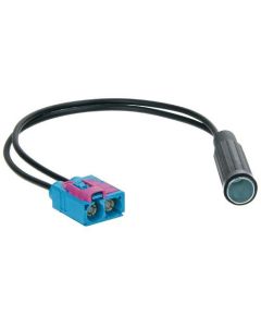 Антенный переходник INCAR ISO ANT-19 для VW, Audi, BMW, Citroen, Mercedes, Opel, Peugeot, Renault, Seat, Skoda, KIA (Fakra-двойной-азия)