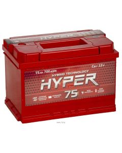 Аккумулятор HYPER 75 R (75 А/Ч, 740 А)