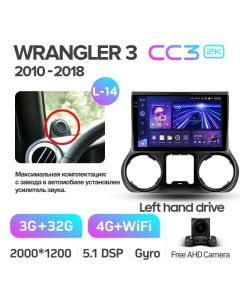 Штатная автомагнитола на Android TEYES CC3 2K для Jeep Wrangler 3 JK 2010-2018 (Версия L-14) 3/32gb