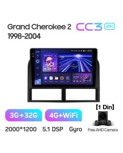 Штатная автомагнитола на Android TEYES CC3 2K для Jeep Grand Cherokee II WJ 1998-2004 3/32gb