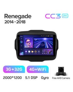 Штатная автомагнитола на Android TEYES CC3 2K для Jeep Renegade 2014-2018  3/32gb