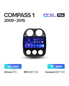 Штатная автомагнитола на Android TEYES CC2L Plus для Jeep Compass 1 MK 2009-2015 2/32gb