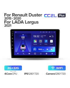 Штатная автомагнитола на Android TEYES CC2L Plus для Renault Duster 2015-2020 2/32gb