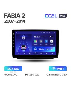 Штатная автомагнитола на Android TEYES CC2L Plus для Skoda Fabia 2 2007-2014 2/32gb