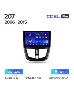 Штатная автомагнитола на Android TEYES CC2L Plus для Peugeot 207 2006-2015 2/32gb