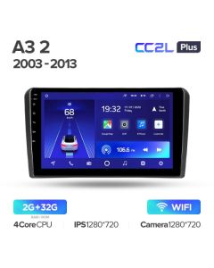Штатная автомагнитола на Android TEYES CC2L Plus для Audi A3 2 8P 2003-2013, S3 2 2006 -2012, RS3 1 2011-2012 2/32gb