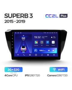 Штатная автомагнитола на Android TEYES CC2L Plus для Skoda Superb 3 2015-2019 2/32gb
