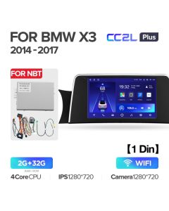 Штатная автомагнитола на Android TEYES CC2L Plus для BMW X3 F25 2010-2017 (Версия NBT) 2/32gb