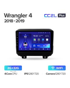 Штатная автомагнитола на Android TEYES CC2L Plus для Jeep  Wrangler 4 JL 2018-2019 2/32gb