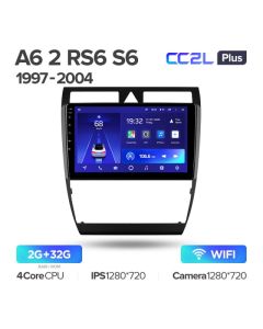 Штатная автомагнитола на Android TEYES CC2L Plus для Audi A6, C5 (1997–2004), S6 2 (1999-2004), RS6 1 (2002-2006) 2/32gb