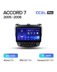 Штатная автомагнитола на Android TEYES CC2L Plus для Honda Accord 7 CM UC CL 2005-2008 2/32gb