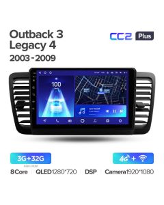 Штатная автомагнитола на Android TEYES CC2L Plus для Subaru Outback 3 Legacy 4 2003-2009 2/32gb