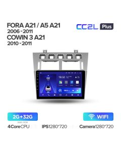 Штатная автомагнитола на Android TEYES CC2L Plus для Chery Fora A5 A21 2006-2010; Cowin 3 A21 2010-2011 2/32gb