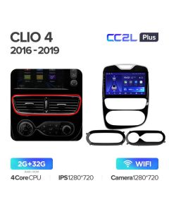 Штатная автомагнитола на Android TEYES CC2L Plus для Renault Clio 4 BH98 KH98 2016-2019 2/32gb
