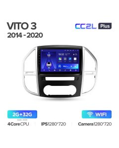 Штатная автомагнитола на Android TEYES CC2L Plus для Mercedes-Benz Vito 3 W447 2014-2020 2/32gb
