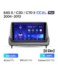 Штатная автомагнитола на Android TEYES CC2L Plus для Volvo S40 II 2 MS C30 I 1 C70 II 2005-2013 2/32gb