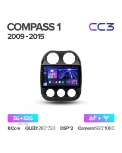 Штатная автомагнитола на Android TEYES CC3 для Jeep Compass 1 MK 2009-2015 3/32gb