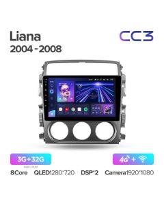 Штатная автомагнитола на Android TEYES CC3 для Suzuki Liana 1 2004-2008 3/32gb