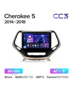 Штатная автомагнитола на Android TEYES CC3 для Jeep Cherokee 5 KL 2014-2018 3/32gb