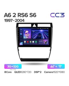 Штатная автомагнитола на Android TEYES CC3 для Audi A6 C5 1997-2004, S6 2 1999-2004, RS6 1 2002-2006 3/32gb
