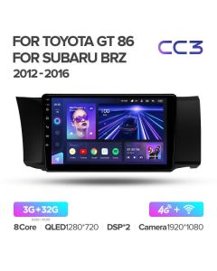 Штатная автомагнитола на Android TEYES CC3 для Subaru BRZ 2012-2016 3/32gb