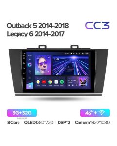 Штатная автомагнитола на Android TEYES CC3 для Subaru Outback 5 2014-2018 3/32gb