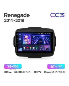 Штатная автомагнитола на Android TEYES CC3 для Jeep Renegade 2014-2018 3/32gb