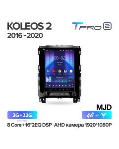Штатная автомагнитола на Android TEYES TPRO 2 для Renault Koleos 2 2016-2020 (Версия MJD) 3/32gb