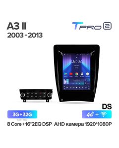 Штатная автомагнитола на Android TEYES TPRO 2 для Audi A3 II 8P 2003-2013 (Версия DS) 3/32gb