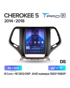 Штатная автомагнитола на Android TEYES TPRO 2 для Jeep Cherokee 5 KL 2014-2018 (Версия DS) 3/32gb