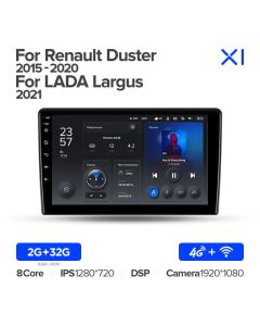 Штатная автомагнитола на Android TEYES X1 для Renault Duster 2015-2020 2/32gb