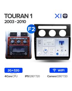 Штатная автомагнитола на Android TEYES X1 для Volkswagen Touran 1 2003-2010 (Версия F2) 2/32gb