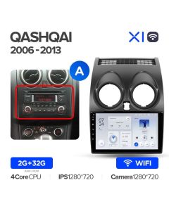 Штатная автомагнитола на Android TEYES X1 для Nissan Qashqai 1 J10 2006-2013 (Версия A) 2/32gb