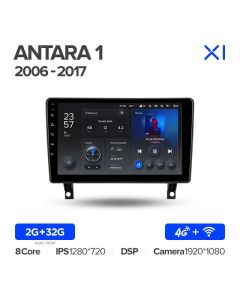 Штатная автомагнитола на Android TEYES X1 для Opel Antara 2006-2017 2/32gb