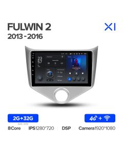 Штатная автомагнитола на Android TEYES X1 для Chery Fulwin 2 Very A13 2013-2016 2/32gb