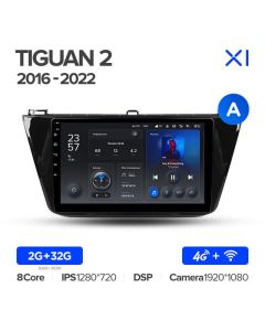 Штатная автомагнитола на Android TEYES X1 для Volkswagen Tiguan 2 Mk 2016-2022 (Версия A) 2/32gb