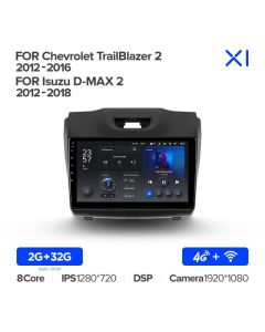 Штатная автомагнитола на Android TEYES X1 для Chevrolet TrailBlazer 2 2012-2016 2/32gb