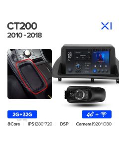Штатная автомагнитола на Android TEYES X1 для Lexus CT200, CT200h 2010-2018 2/32gb