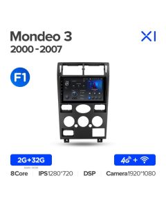 Штатная автомагнитола на Android TEYES X1 для Ford Mondeo 3 2000-2007 (Версия F1) 2/32gb