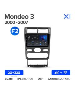 Штатная автомагнитола на Android TEYES X1 для Ford Mondeo 3 2000-2007 (Версия F2) 2/32gb