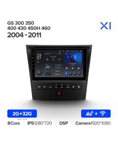 Штатная автомагнитола на Android TEYES X1 для Lexus GS300 S190, GS350, GS400, GS430, GS450h, GS460 2004-2011 2/32gb