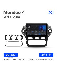 Штатная автомагнитола на Android TEYES X1 для Ford Mondeo 4 2010-2014 2/32gb