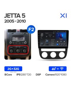 Штатная автомагнитола на Android TEYES X1 для Volkswagen Jetta 5 2005-2010 (Версия F2) 2/32gb