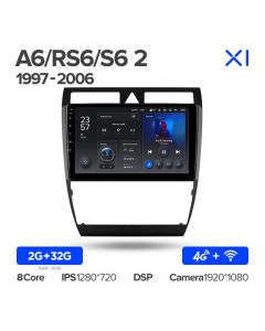 Штатная автомагнитола на Android TEYES X1 для Audi A6 C5 1997-2004, S6 1999-2004, RS6 2002-2006 2/32gb